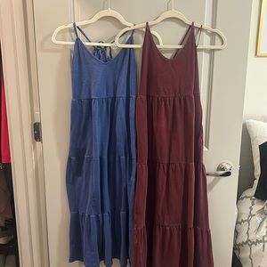 old navy POCKET maxi dresses!